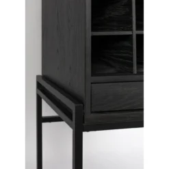 Cabinet travis black oak