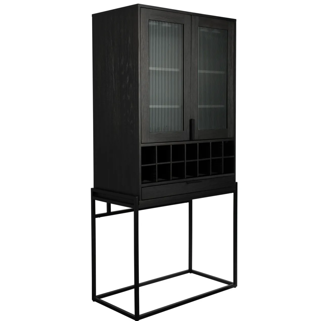Cabinet travis black oak