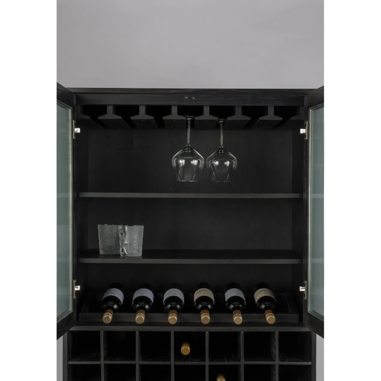 Cabinet travis black oak