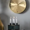 Candle holder Boxed square glass black