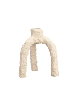Candle holder cruz l beige