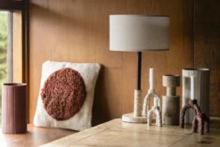 Candle holder cruz l beige