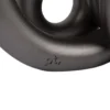 Candle holder Rings large metallic dark grey