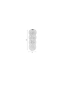 Candle holder rome travertin