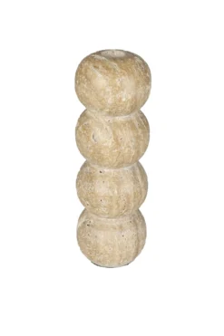 Candle holder rome travertin