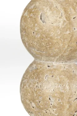 Candle holder rome travertin