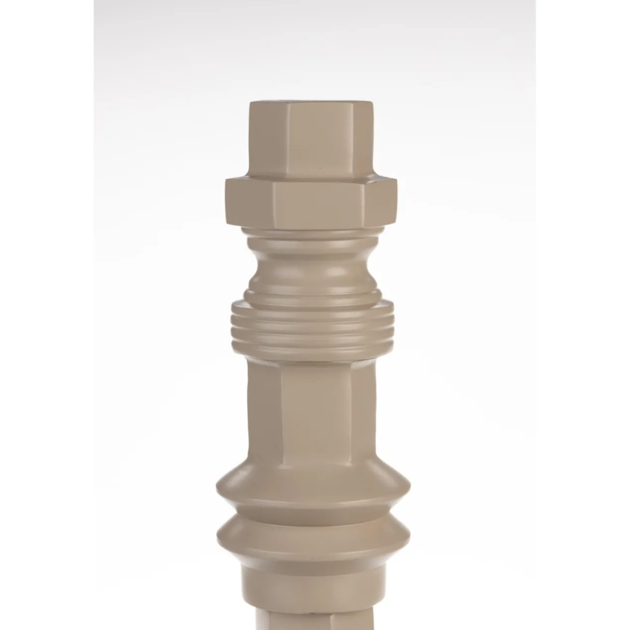 Candle holder totem m beige