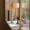Candle holder totem m smooth terra