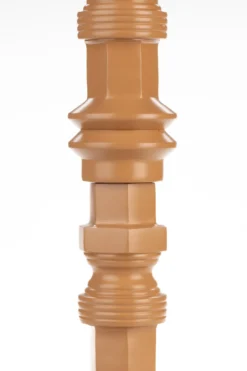 Candle holder totem m smooth terra