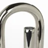 Candle holder tubo l shiny silver