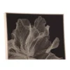 Canvas Flora 73x103 cm donkerbruin