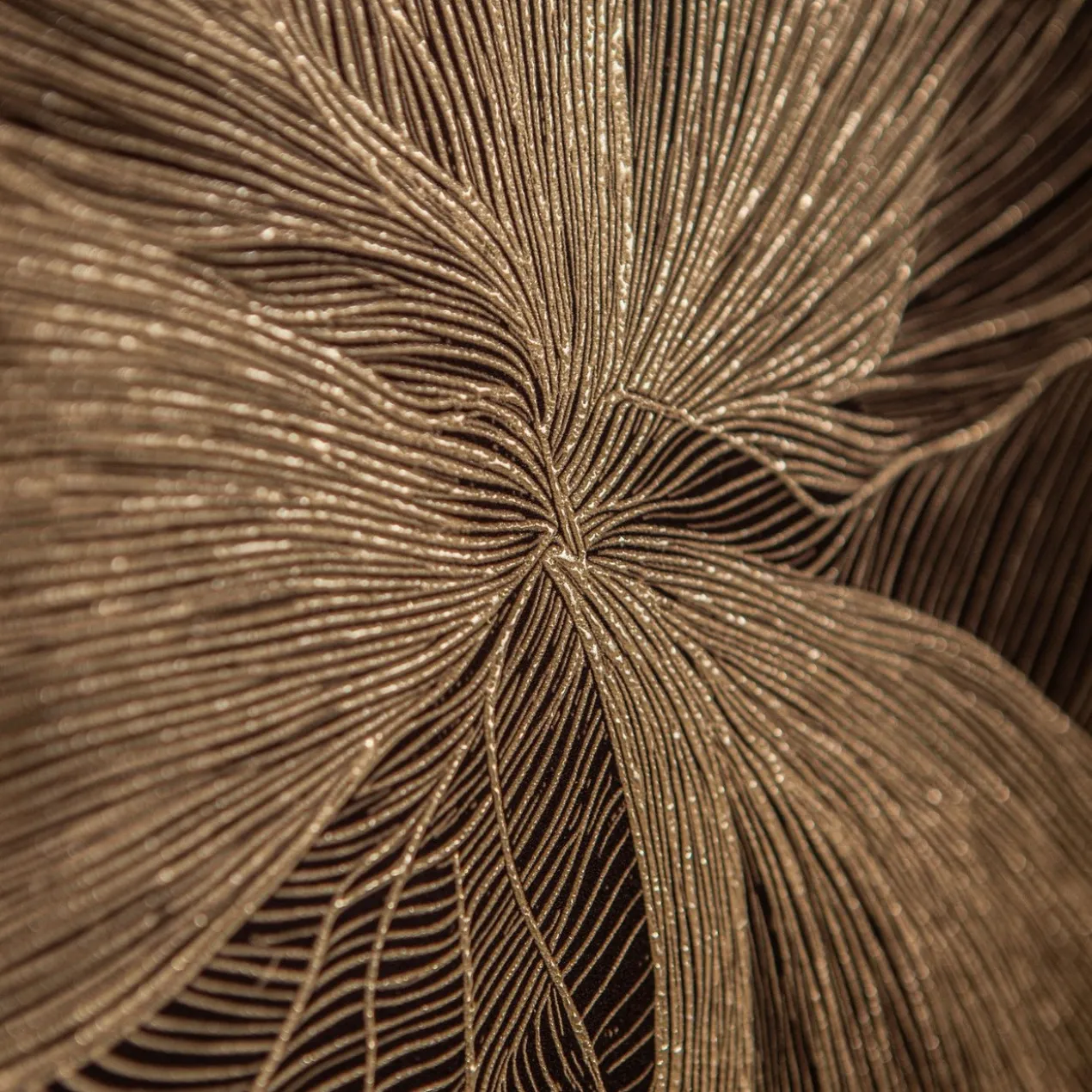 Canvas Flora 73x103 cm donkerbruin