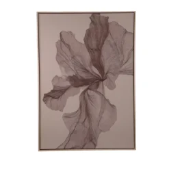 Canvas Flora 73x103 cm lichtbruin