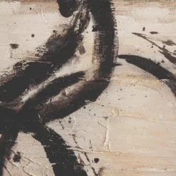 Canvas Noa zwart 120x60 cm