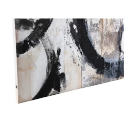 Canvas Noa zwart 120x60 cm