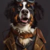 Canvas schilderij van een Entlebucher Mountain Dog 60x80 cm