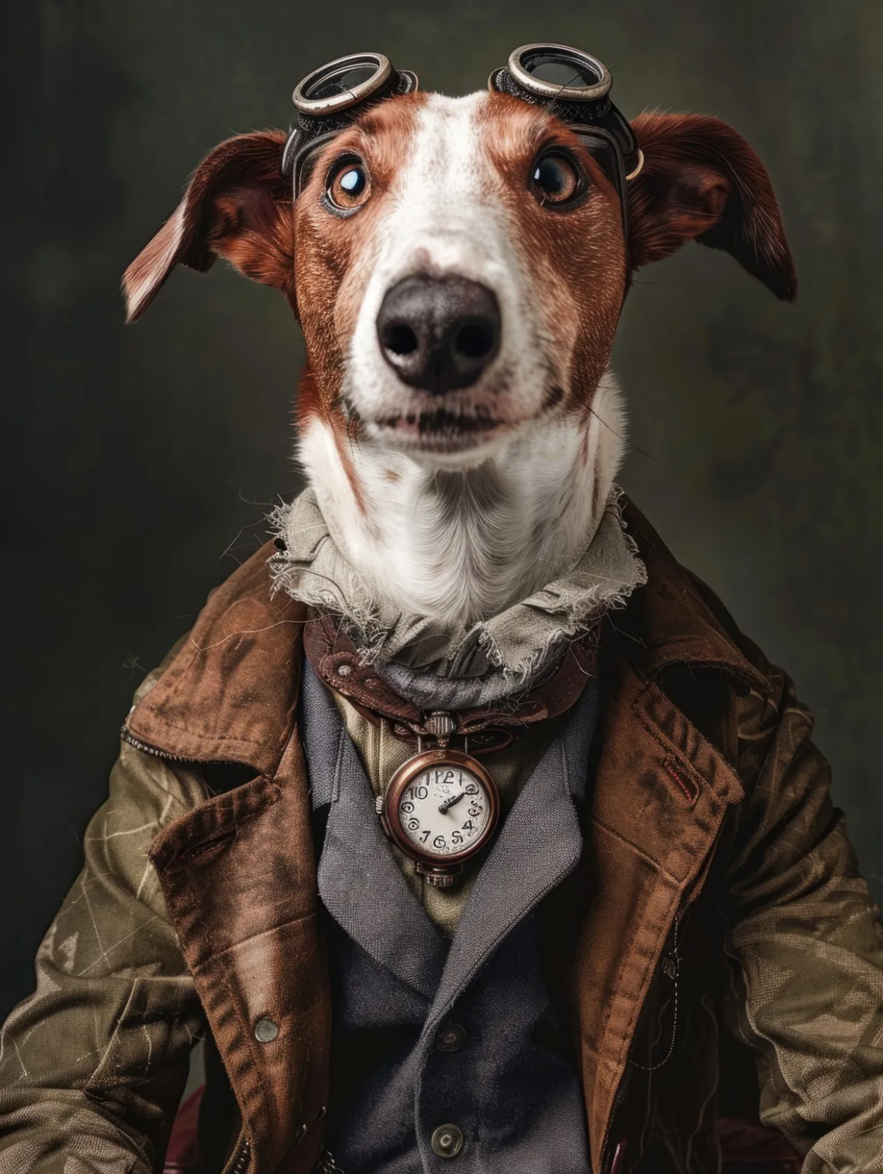 Canvas schilderij van een Ierse Rode hond 40x60 cm
