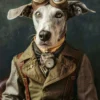 Canvas schilderij van een Ierse Setter 60x80 cm