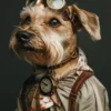 Canvas schilderij van een Norfolk Terrier 40x60 cm