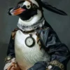 Canvas schilderij van een Pinguïn 60x80 cm