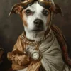 Canvas schilderij van een Russell Terrier 40x60 cm