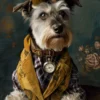 Canvas schilderij van een Schotse Terrier 40x60 cm