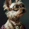Canvas schilderij van een Silky Terrier 100x150 cm