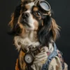 Canvas schilderij van een Tibetaanse Spaniel hond 100x150 cm