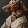 Canvas schilderij van een Vizsla hond 100x150 cm