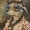 Canvas schilderij van een zee-egel 100x200 cm