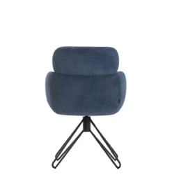Caroline draaistoel blauw
