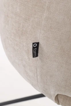 Caroline draaistoel stof beige