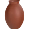 Caro vaas xxl metaal bruin