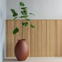 Caro vaas xxl metaal bruin