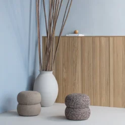 Caro vaas xxl metaal zand