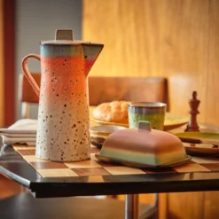 Ceramic 70's botervloot mercury