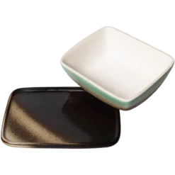 Ceramic 70's botervloot mercury
