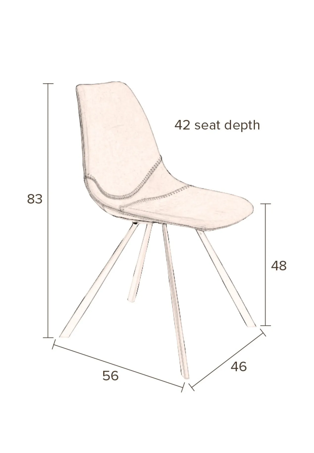 Chair franky brown