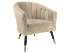 Chair Royal velvet sand brown