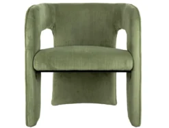 Chair Vigor corduroy moss green