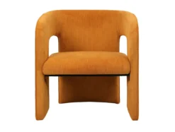 Chair Vigor corduroy ochre yellow