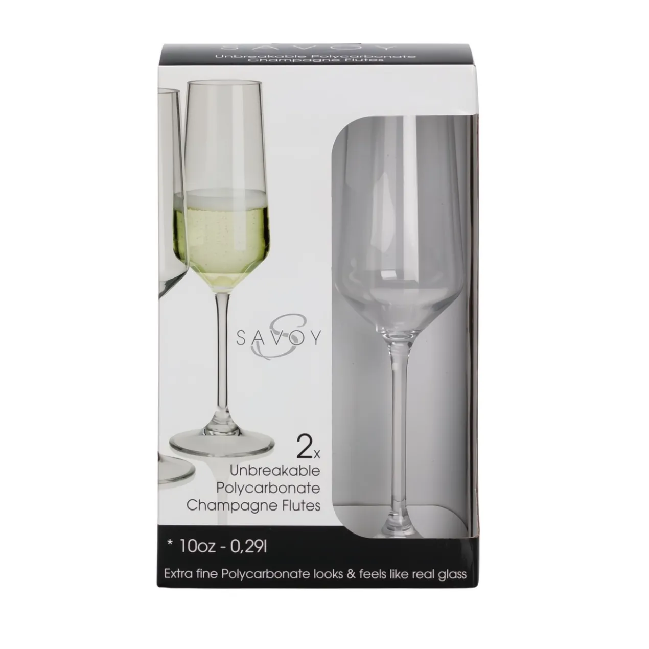 Champagne flute Savoy - set van 2