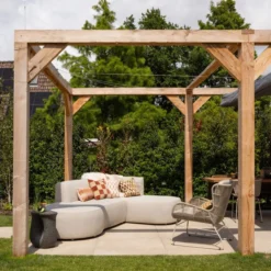 Chios tuin loungeset organisch rechts naturel