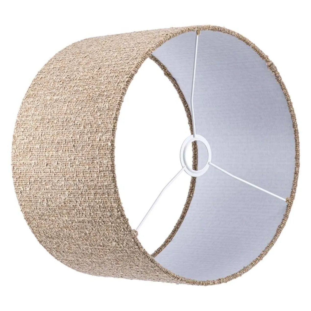 Cilinder 25x25x16cm Aspen bouclé beige