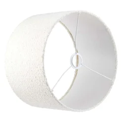 Cilinder 35x35x22cm Aspen bouclé blanc