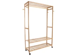 Clothing rack bamboo