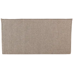 Cluster eetbankje met rugleuning boucle khaki bruin