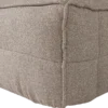 Cluster hocker boucle khaki bruin