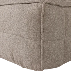 Cluster hocker boucle khaki bruin