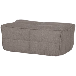 Cluster hocker boucle middenbruin